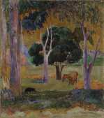 landskap av Gauguin