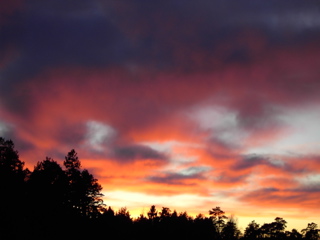 röd himmel